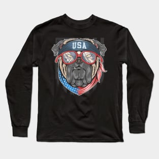 Bulldog USA Long Sleeve T-Shirt